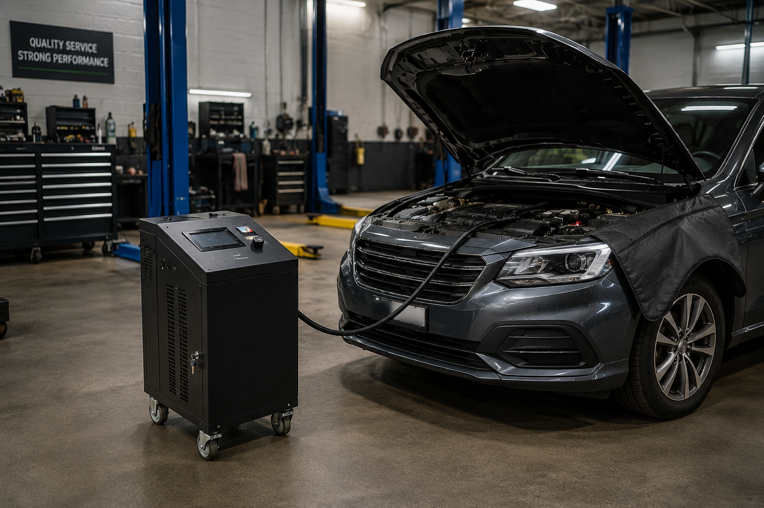 engine carbon cleaning machine auto repair shop